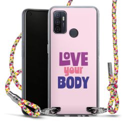 New Carry Case Transparent Stoff colourful/silber