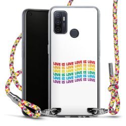 New Carry Case Transparent Stoff colourful/silber