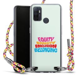 New Carry Case Transparent Stoff colourful/silber