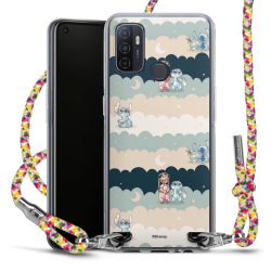 New Carry Case Transparent Stoff colourful/silber