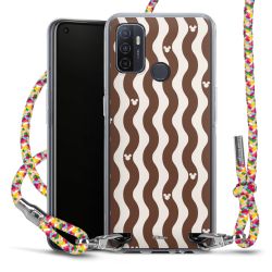 New Carry Case Transparent Stoff colourful/silber