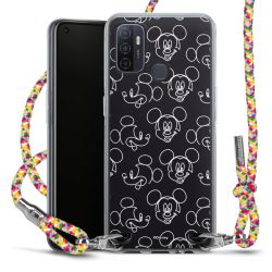 New Carry Case Transparent Stoff colourful/silber