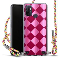 New Carry Case Transparent Stoff colourful/silber