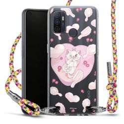 New Carry Case Transparent Stoff colourful/silber