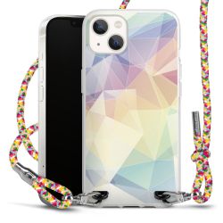 New Carry Case Transparent Stoff colourful/silber