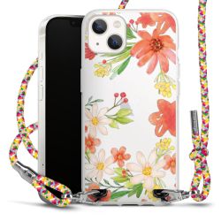 Carry Case Transparent Fabric colourful