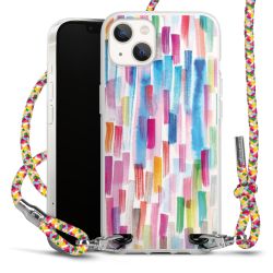 Carry Case Transparent Fabric colourful