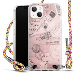 New Carry Case Transparent Stoff colourful/silber