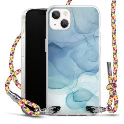 New Carry Case Transparent Stoff colourful/silber