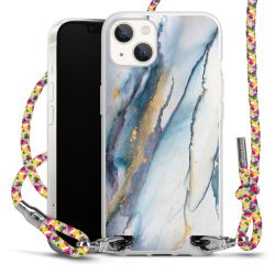 New Carry Case Transparent Stoff colourful/silber