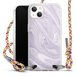 New Carry Case Transparent Stoff colourful/silber