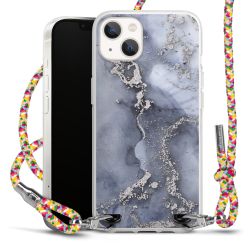 New Carry Case Transparent Stoff colourful/silber