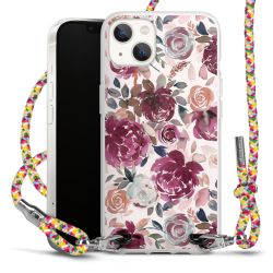 Carry Case Transparent Fabric colourful