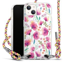 Carry Case Transparent Fabric colourful