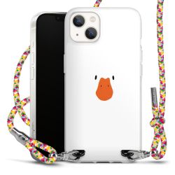 New Carry Case Transparent Stoff colourful/silber