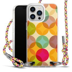 New Carry Case Transparent Stoff colourful/silber