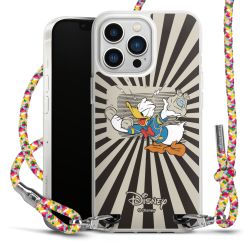 New Carry Case Transparent Stoff colourful/silber