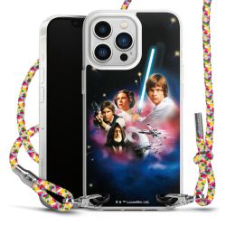 New Carry Case Transparent Stoff colourful/silber