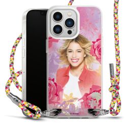 New Carry Case Transparent Stoff colourful/silber