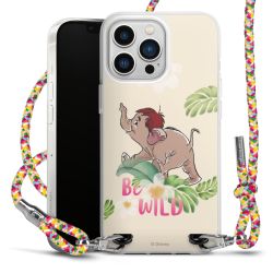 New Carry Case Transparent Stoff colourful/silber