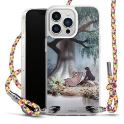 New Carry Case Transparent Stoff colourful/silber