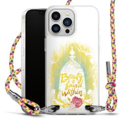 New Carry Case Transparent Stoff colourful/silber