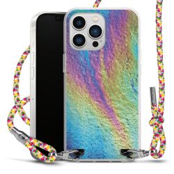 New Carry Case Transparent Stoff colourful/silber