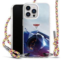 New Carry Case Transparent Stoff colourful/silber