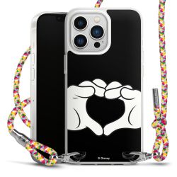 New Carry Case Transparent Stoff colourful/silber