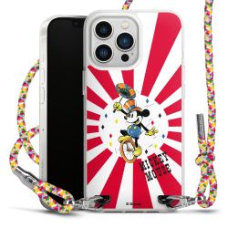 New Carry Case Transparent Stoff colourful/silber