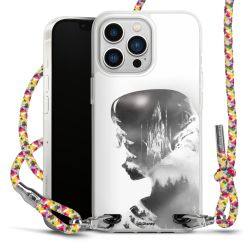 New Carry Case Transparent Stoff colourful/silber