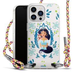 New Carry Case Transparent Stoff colourful/silber