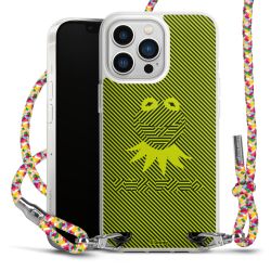 New Carry Case Transparent Stoff colourful/silber