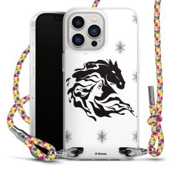 New Carry Case Transparent Stoff colourful/silber