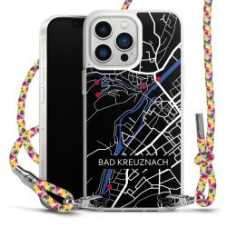 New Carry Case Transparent Stoff colourful/silber