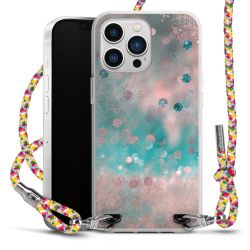 New Carry Case Transparent Stoff colourful/silber