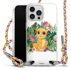 New Carry Case Transparent Stoff colourful/silber