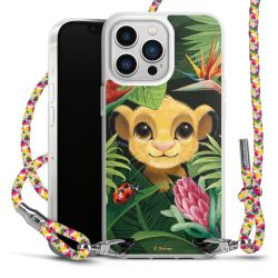 New Carry Case Transparent Stoff colourful/silber