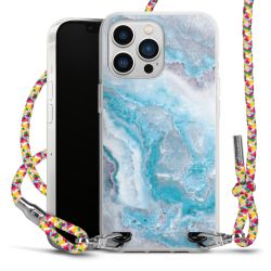 New Carry Case Transparent Stoff colourful/silber