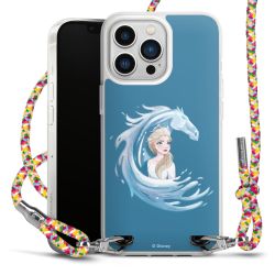 New Carry Case Transparent Stoff colourful/silber