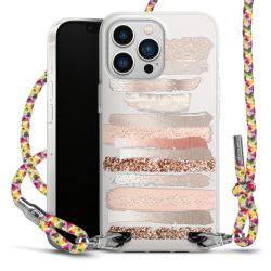 New Carry Case Transparent Stoff colourful/silber