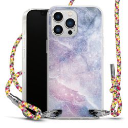 New Carry Case Transparent Stoff colourful/silber