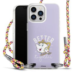 New Carry Case Transparent Stoff colourful/silber