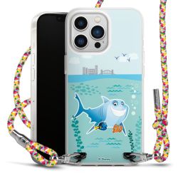 New Carry Case Transparent Stoff colourful/silber