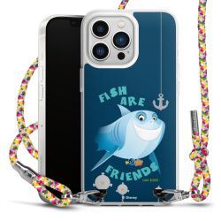 New Carry Case Transparent Stoff colourful/silber