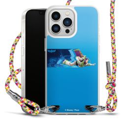 New Carry Case Transparent Stoff colourful/silber