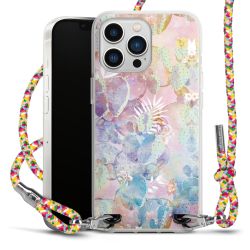 New Carry Case Transparent Stoff colourful/silber