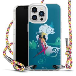 New Carry Case Transparent Stoff colourful/silber