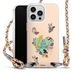 New Carry Case Transparent Stoff colourful/silber