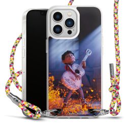 New Carry Case Transparent Stoff colourful/silber